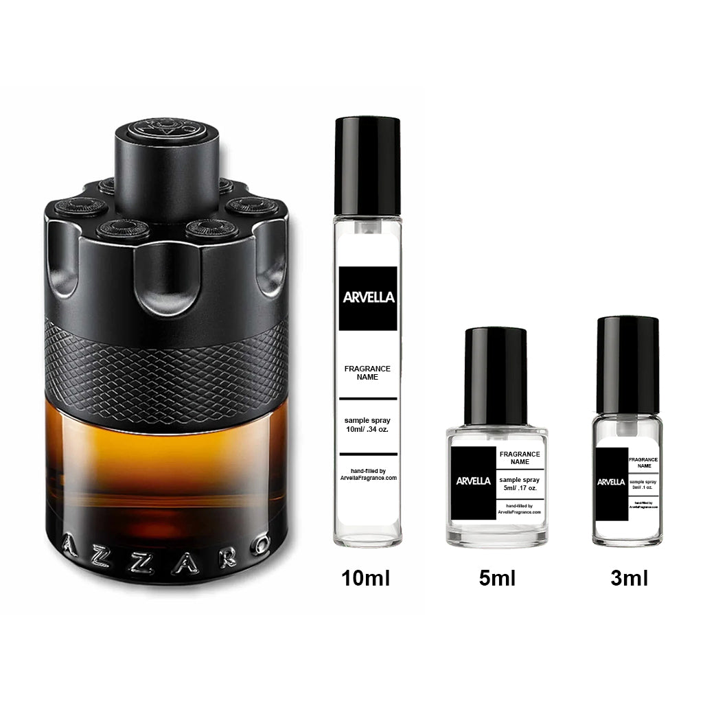 Azzaro The Most Wanted Parfum Sample 3ml Spray - Arvella Fragrance